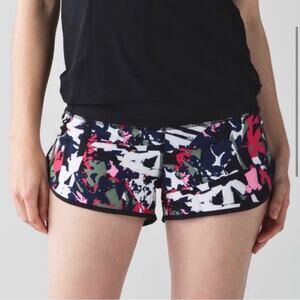 Lululemon Speed Short Pop Cut Boom Juice Multi / Black 4